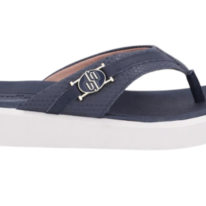 Chinelo Salto Plataforma Couro Azul Usaflex AL0102 – Conforto, Estilo e Tecnologia