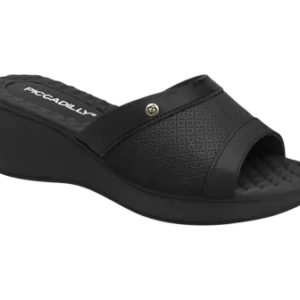 Tamanco Feminino Piccadilly 540404 – Salto Anabela 5 cm, Confortável e Elegante
