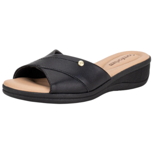Tamanco Feminino Anabela Comfortflex 2588402 – Confortável e Estiloso
